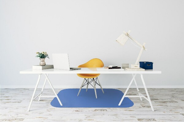 Tapis de chaise Couleur d'azur sombre