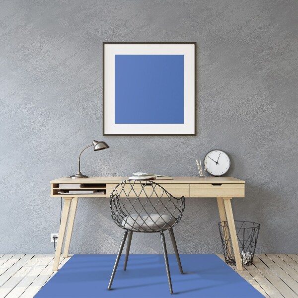 Tapis de chaise Couleur d'azur sombre