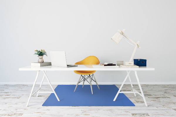Tapis de chaise Couleur d'azur sombre