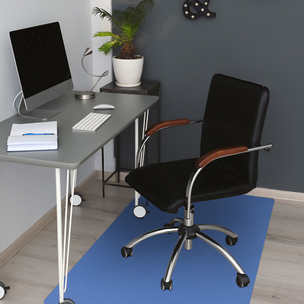 Tapis de chaise Couleur d'azur sombre