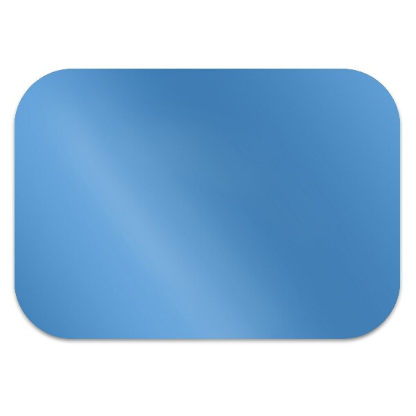 Tapis de chaise de bureau Couleur bleue