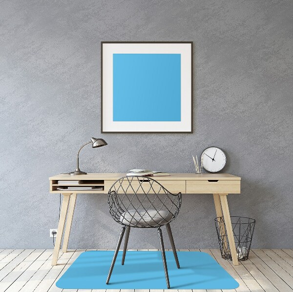 Tapis de chaise Couleur bleu vif
