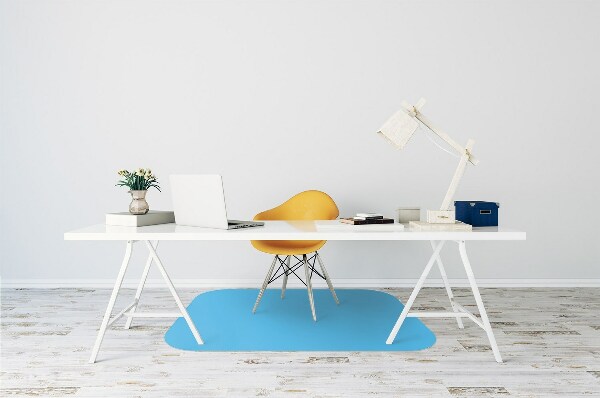 Tapis de chaise Couleur bleu vif