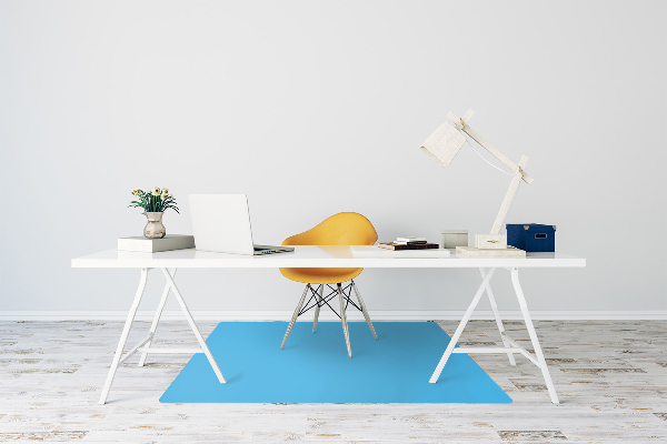 Tapis de chaise Couleur bleu vif