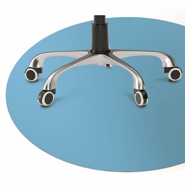 Tapis de chaise Couleur bleu vif
