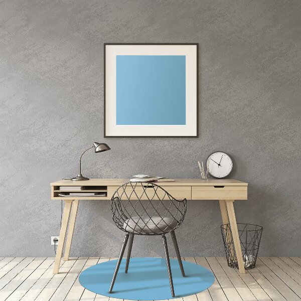 Tapis de chaise Couleur bleu vif