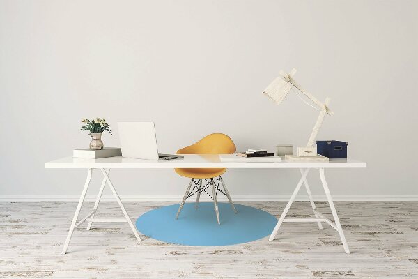 Tapis de chaise Couleur bleu vif