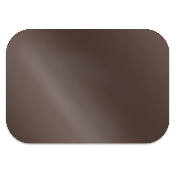 Tapis de chaise de bureau marron