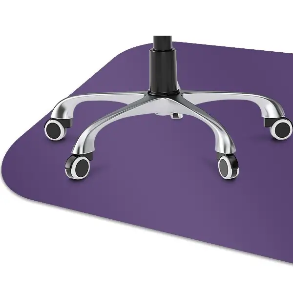 Tapis pour chaise de bureau Couleur violet