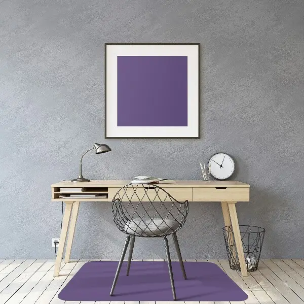 Tapis pour chaise de bureau Couleur violet