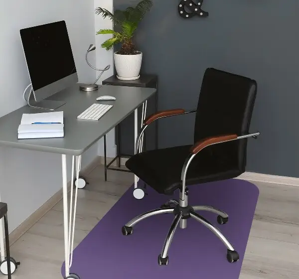 Tapis pour chaise de bureau Couleur violet