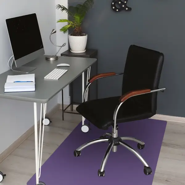Tapis pour chaise de bureau Couleur violet