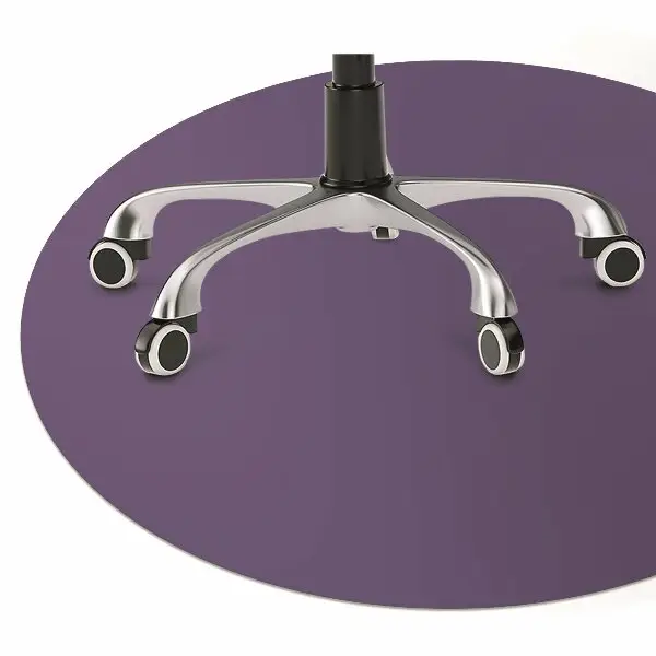 Tapis pour chaise de bureau Couleur violet