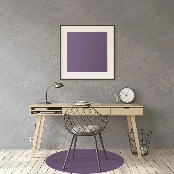 Tapis pour chaise de bureau Couleur violet