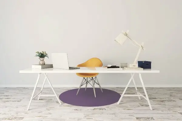 Tapis pour chaise de bureau Couleur violet