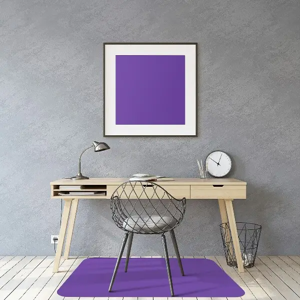 Tapis protection sol Couleur bleue moderne