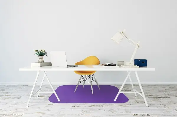 Tapis protection sol Couleur bleue moderne