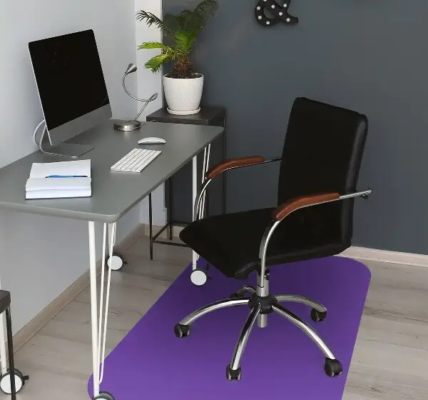 Tapis protection sol Couleur bleue moderne