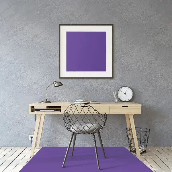 Tapis protection sol Couleur bleue moderne