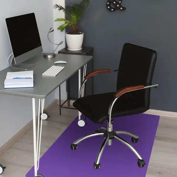 Tapis protection sol Couleur bleue moderne