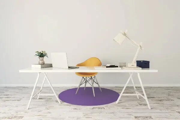 Tapis protection sol Couleur bleue moderne