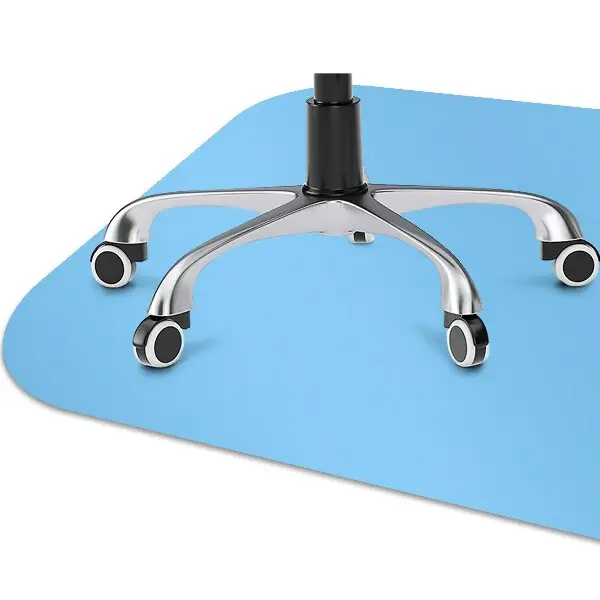 Tapis protection sol Couleur bleue pastel
