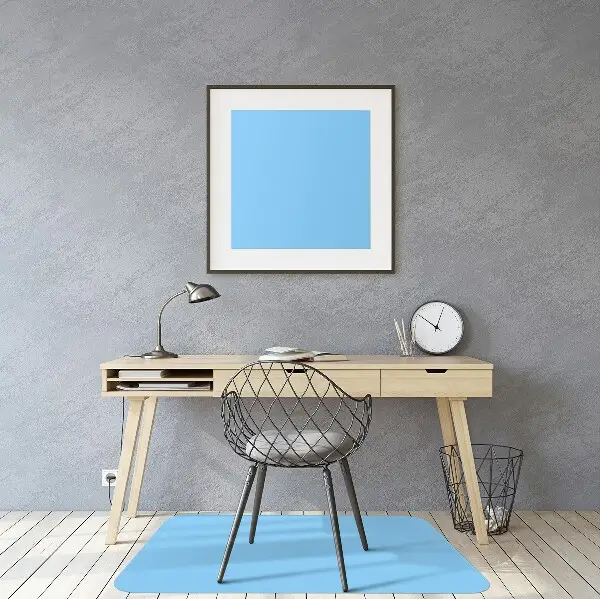 Tapis protection sol Couleur bleue pastel
