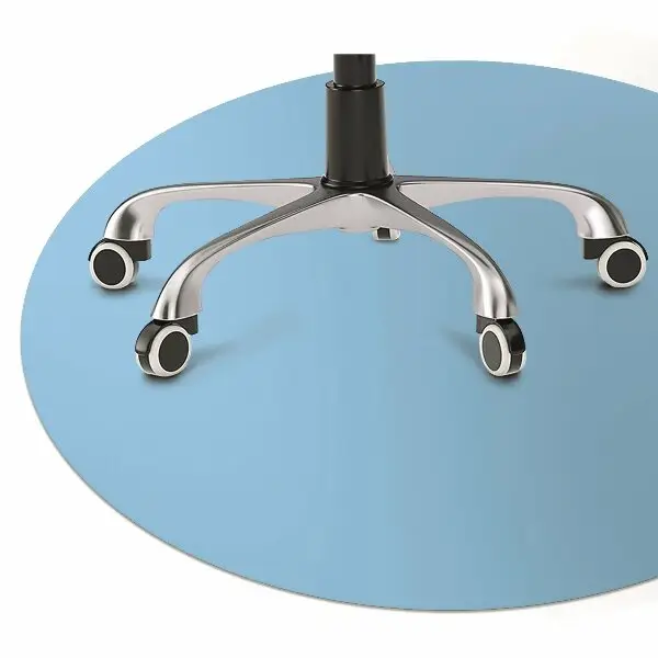 Tapis protection sol Couleur bleue pastel