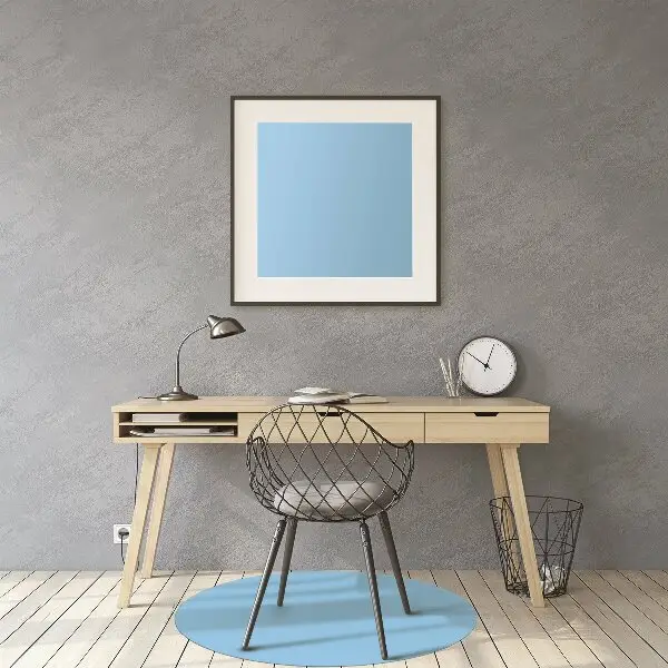 Tapis protection sol Couleur bleue pastel