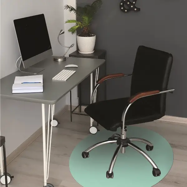 Tapis de chaise de bureau Couleur menthe