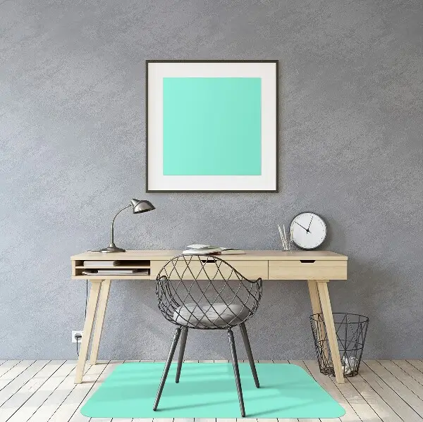 Tapis de chaise de bureau Couleur menthe
