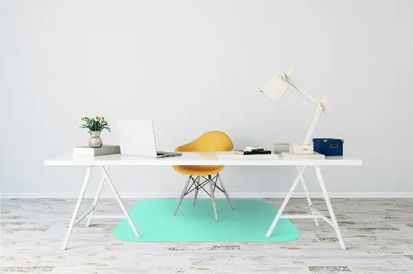 Tapis de chaise de bureau Couleur menthe