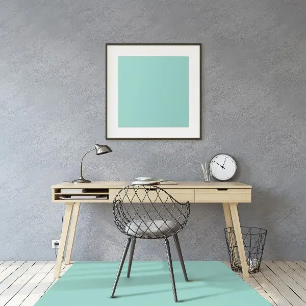 Tapis de chaise de bureau Couleur menthe