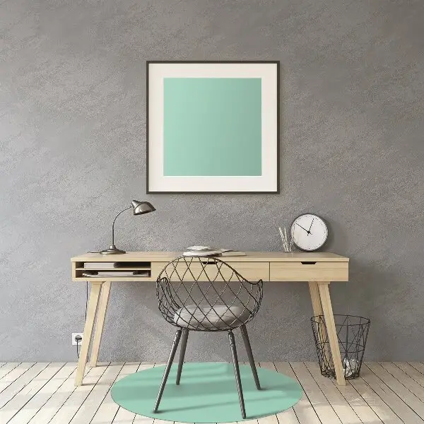 Tapis de chaise de bureau Couleur menthe