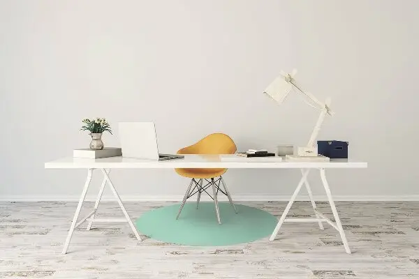 Tapis de chaise de bureau Couleur menthe