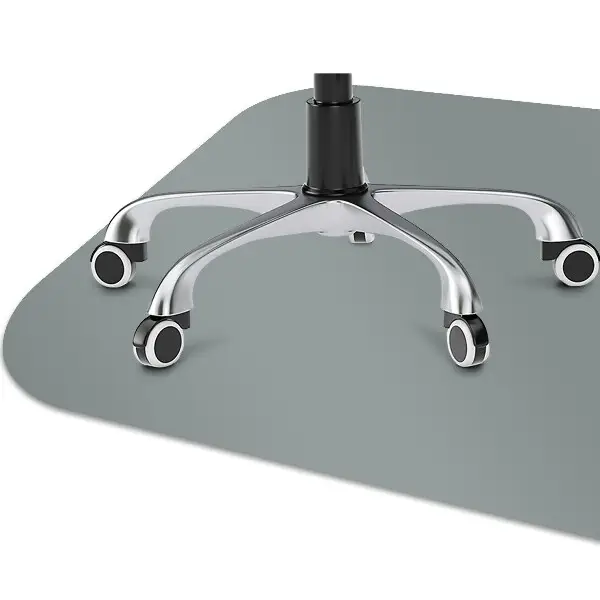Tapis de chaise de bureau Couleur grise