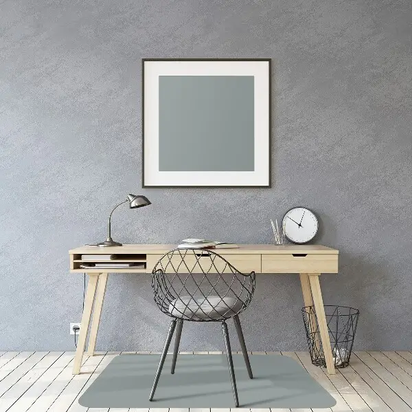 Tapis de chaise de bureau Couleur grise
