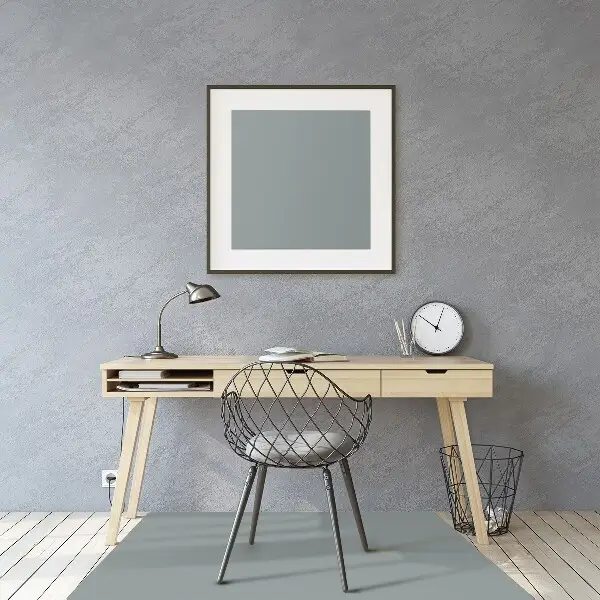 Tapis de chaise de bureau Couleur grise
