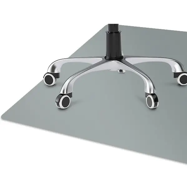 Tapis de chaise de bureau Couleur grise
