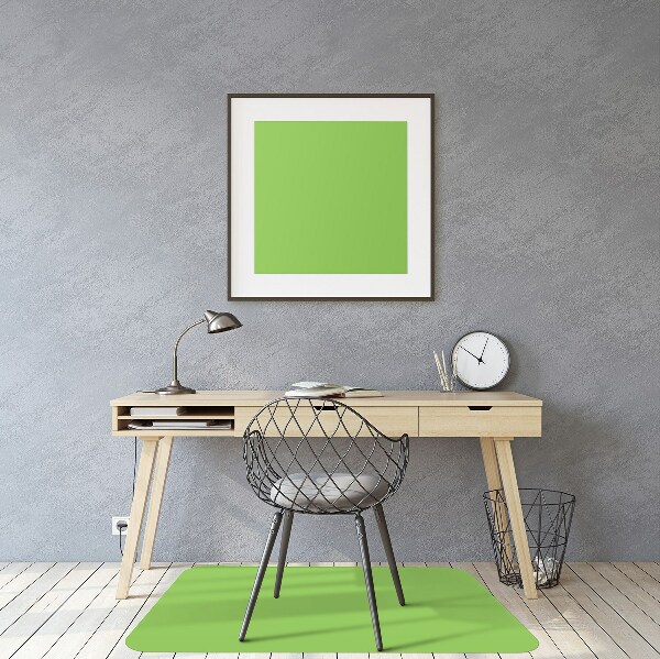 Tapis fauteuil bureau Couleur verte pastel