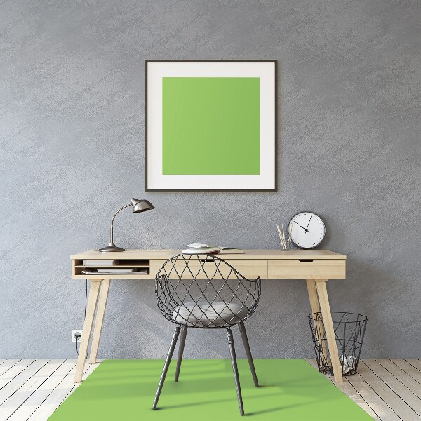 Tapis fauteuil bureau Couleur verte pastel