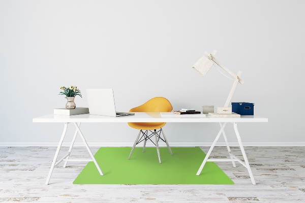 Tapis fauteuil bureau Couleur verte pastel