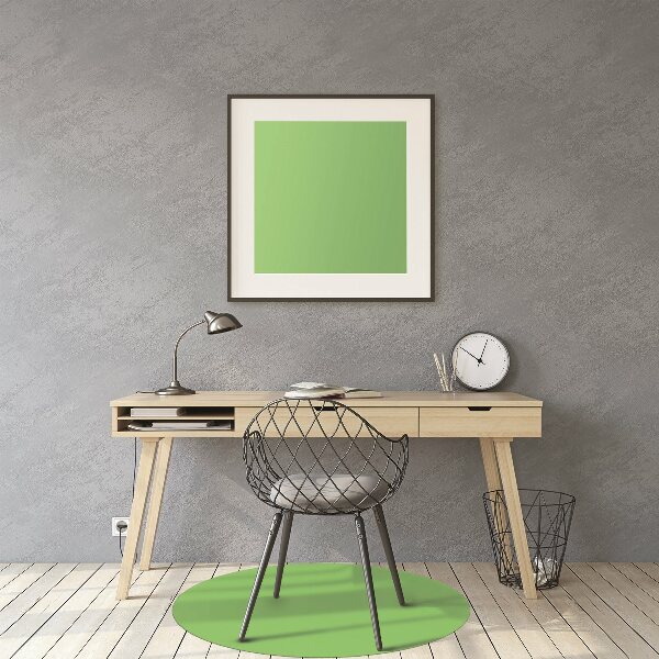Tapis fauteuil bureau Couleur verte pastel