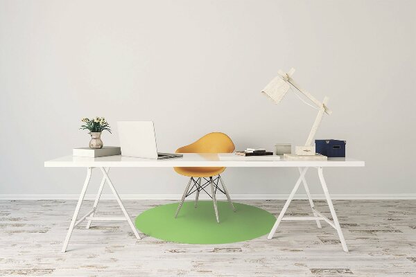 Tapis fauteuil bureau Couleur verte pastel