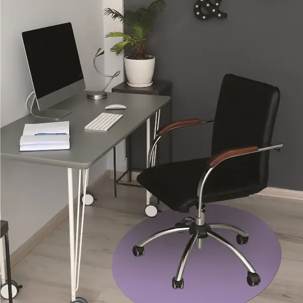 Tapis pour chaise de bureau Couleur de lavande