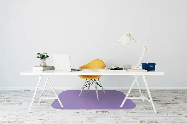 Tapis pour chaise de bureau Couleur de lavande