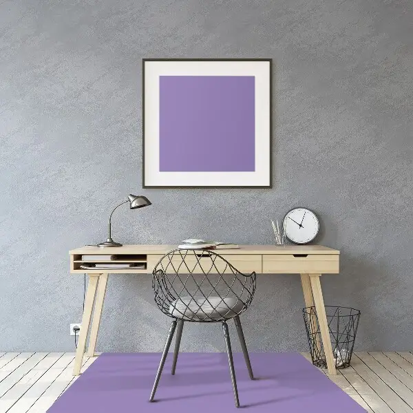 Tapis pour chaise de bureau Couleur de lavande
