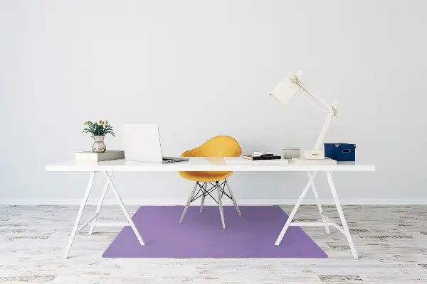 Tapis pour chaise de bureau Couleur de lavande