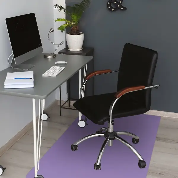 Tapis pour chaise de bureau Couleur de lavande