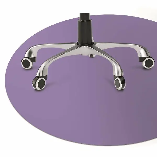 Tapis pour chaise de bureau Couleur de lavande